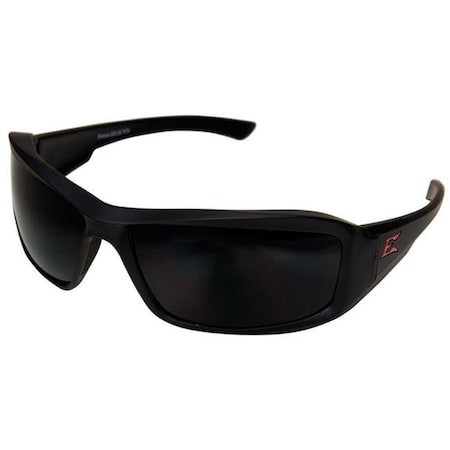 Edge Eyewear Edge Eyewear TXB236VS Brazeau Safety Glasses Black Frame Smoke Polarized Vapor Shield Lens TXB236VS